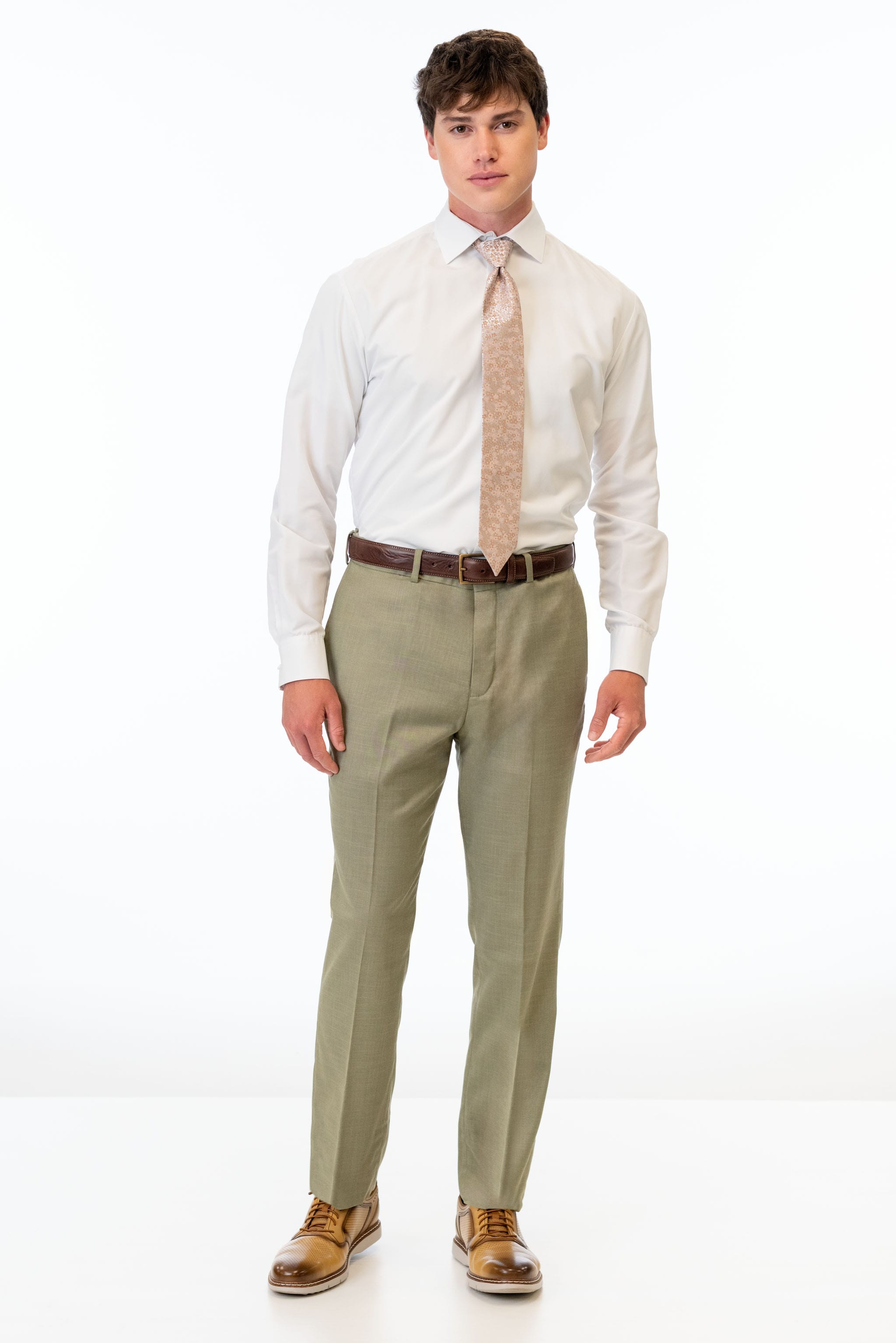 Sage Slim Fit Suit Pants