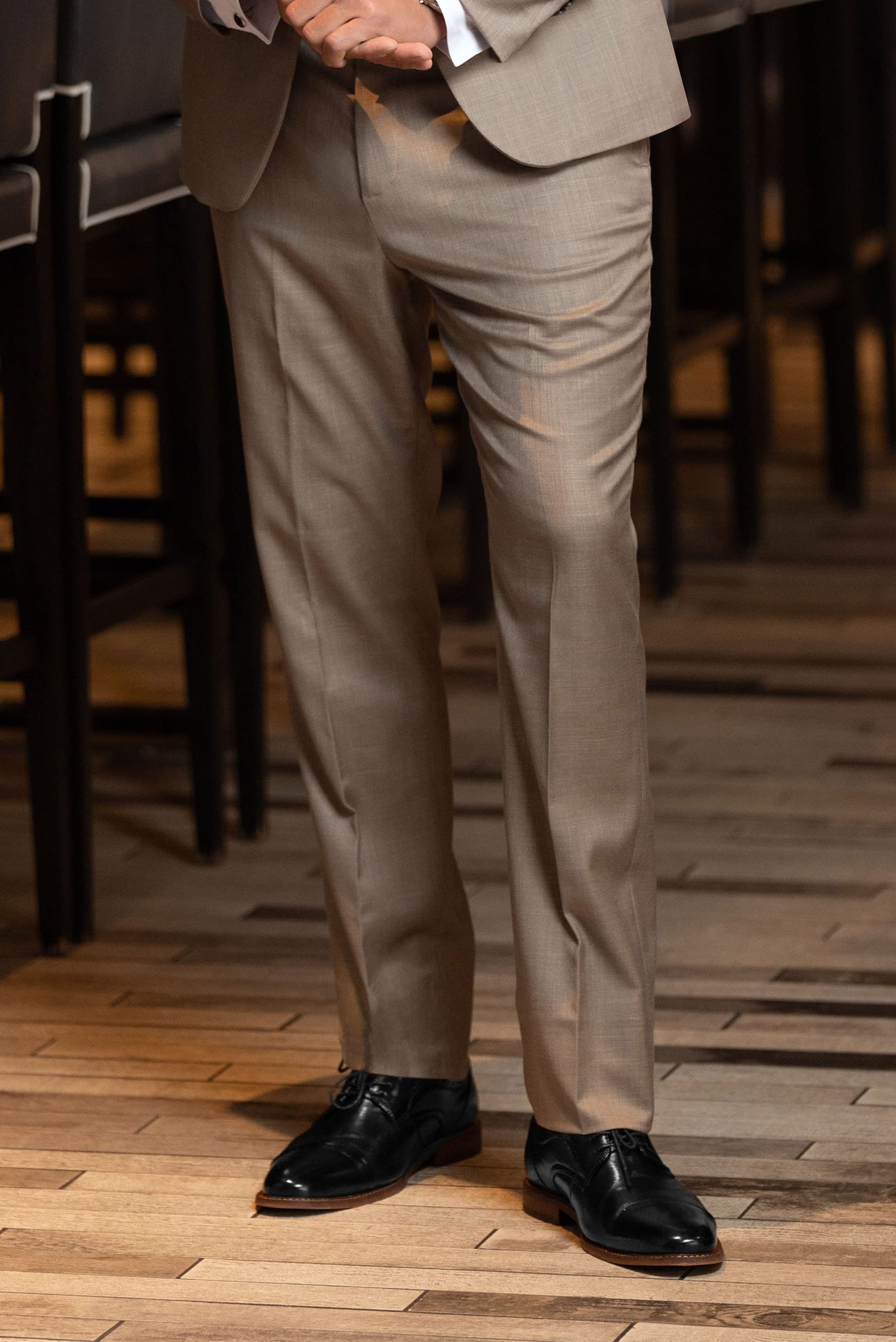 Couture 1910 Wheat Stretch Slim Fit Suit Pants
