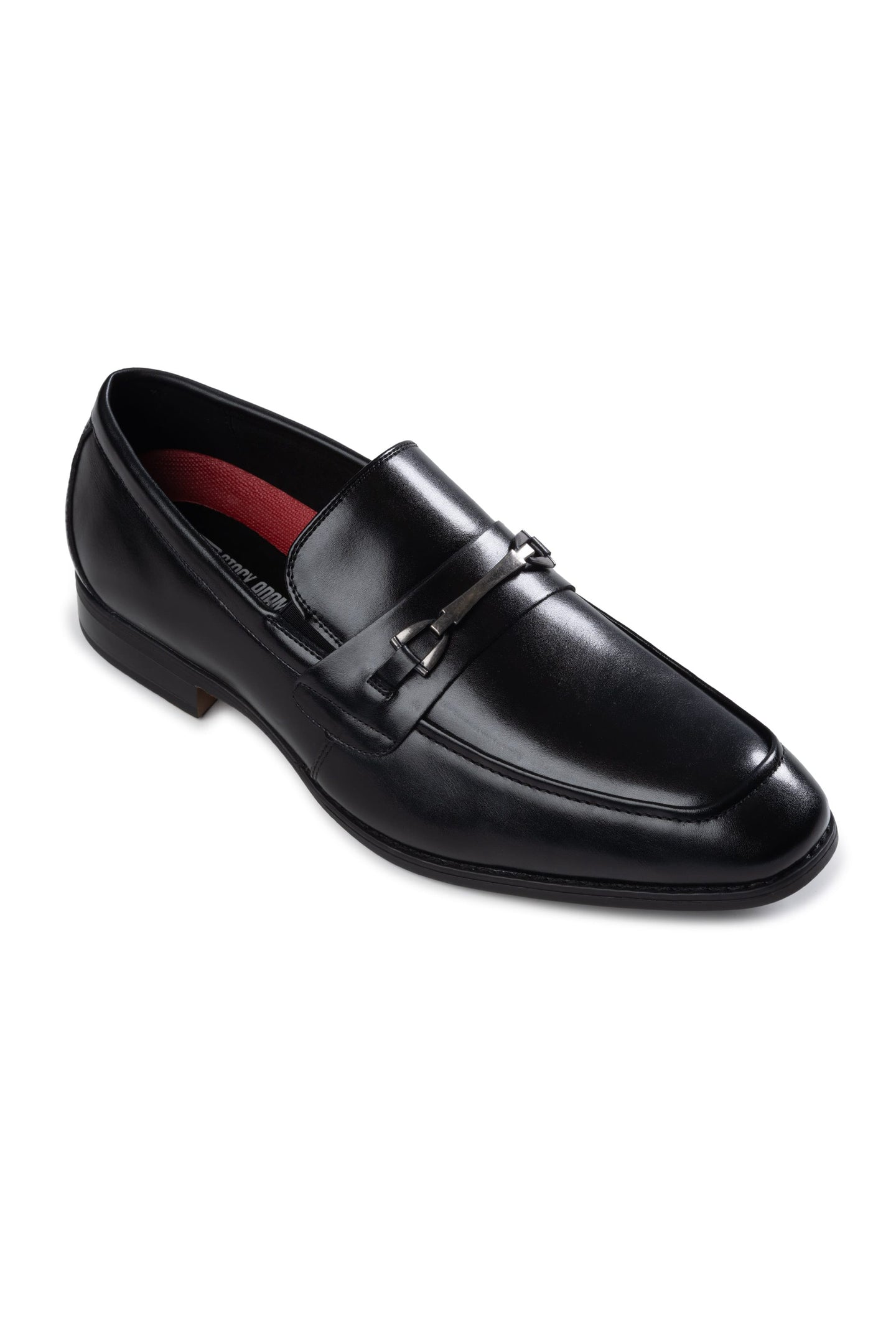 stacy adams black novak slip on shoe