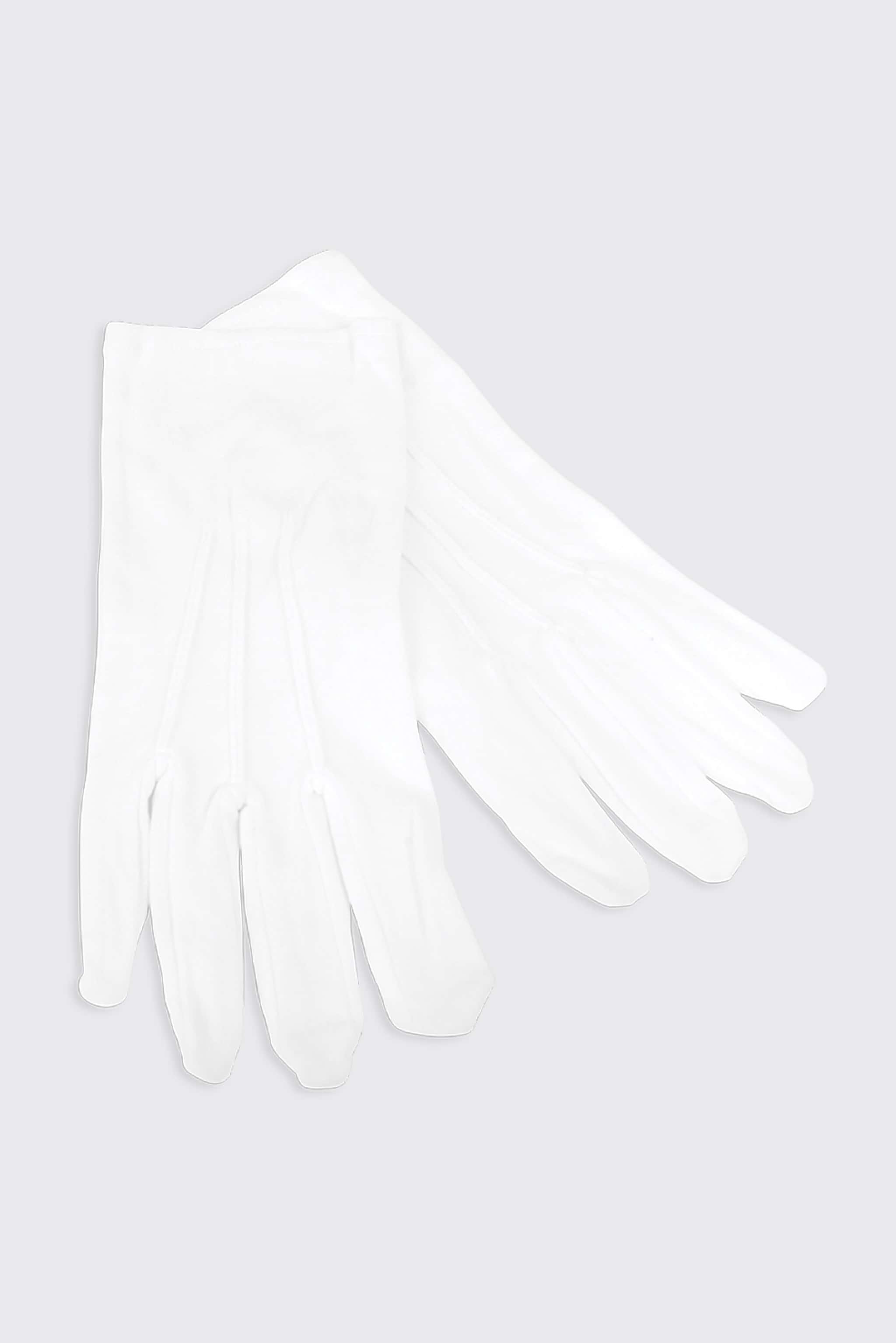 Men's White Formal Gloves