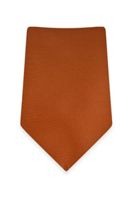 Burnt Orange Simply Solids Windsor Tie