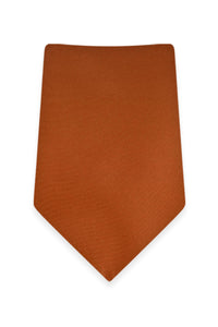 Burnt Orange Simply Solids Windsor Tie
