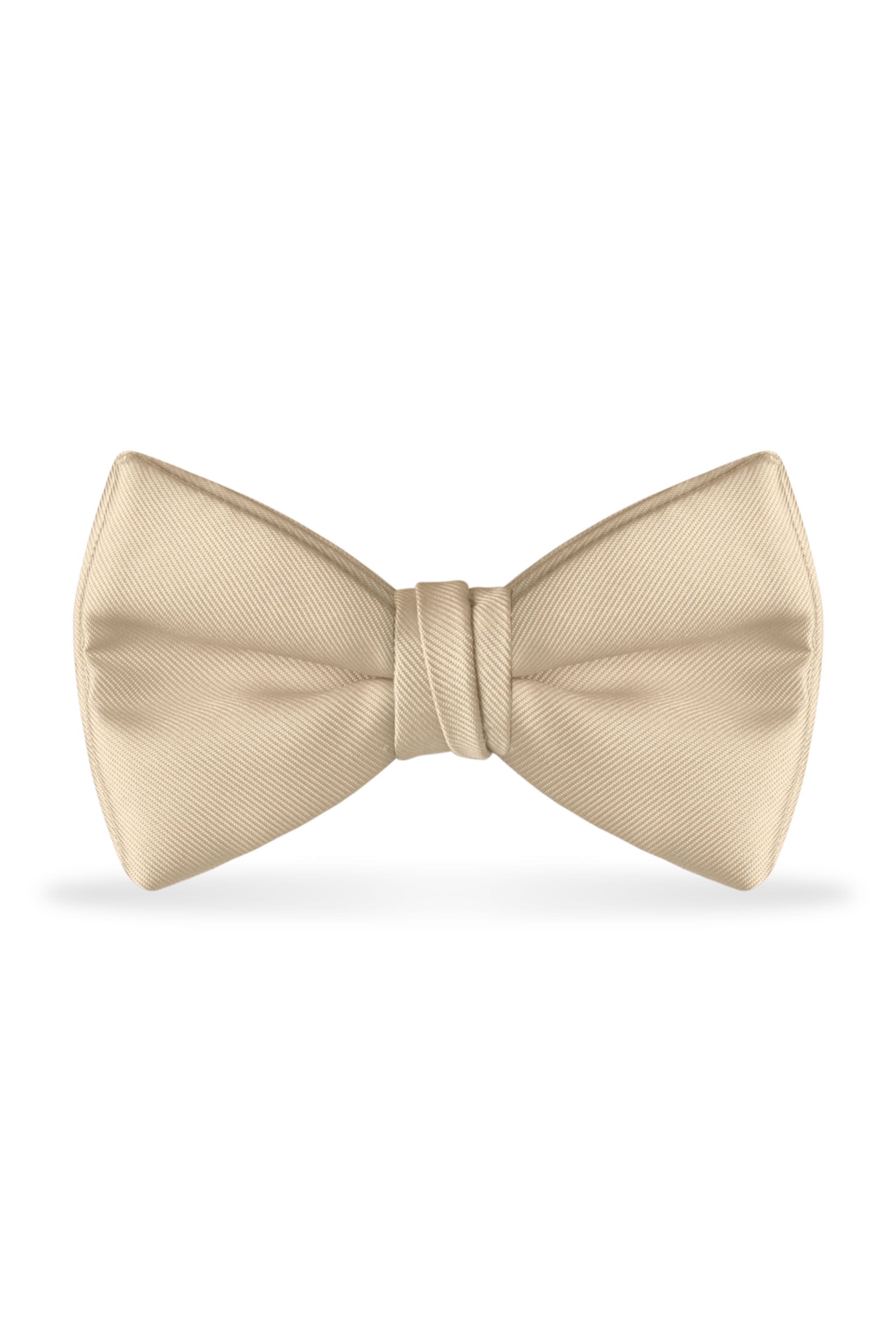 champagne coloured bow tie