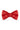 Solid Ferrari Red Bow Tie - Detail