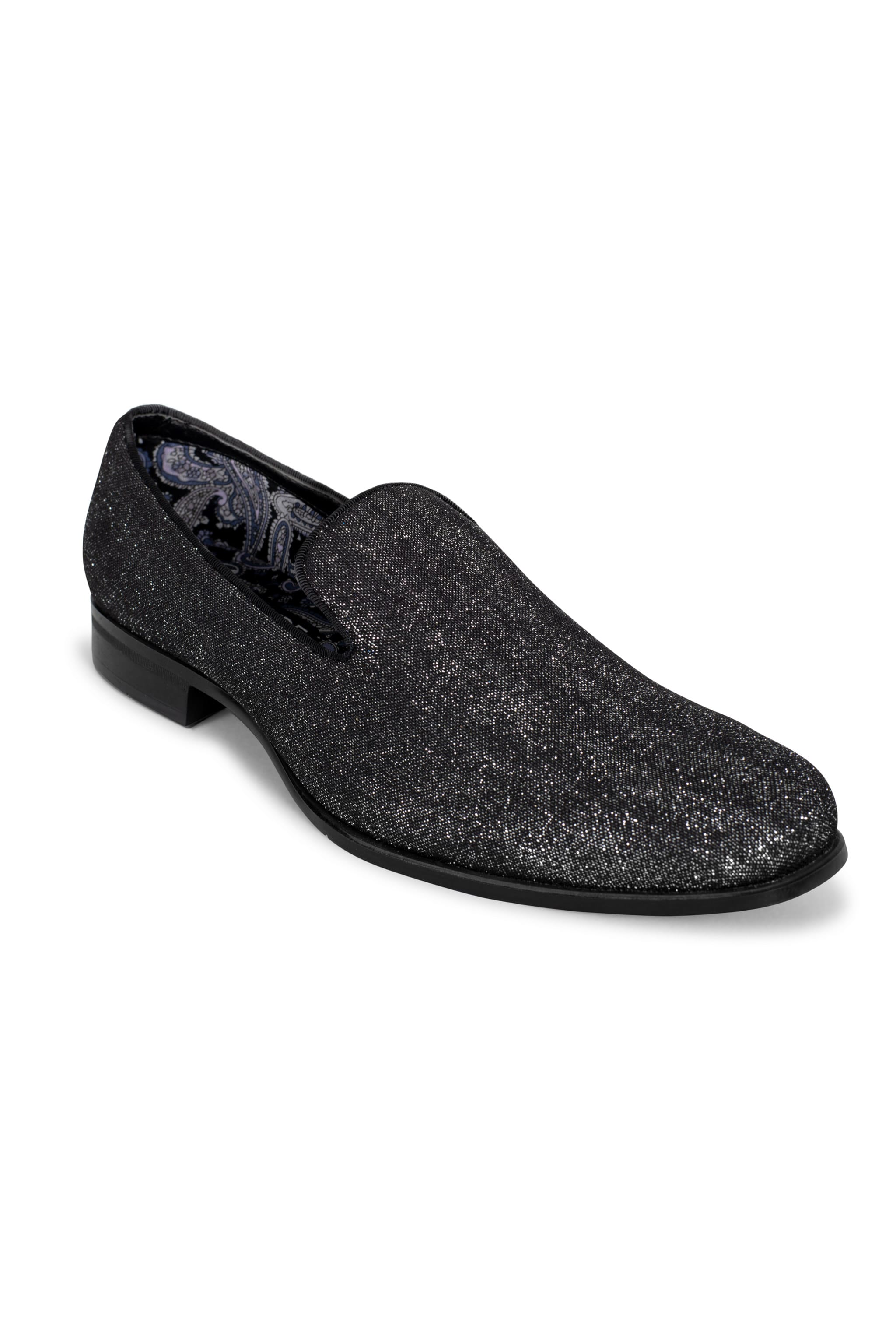 Mens glitter dress fashion shoes