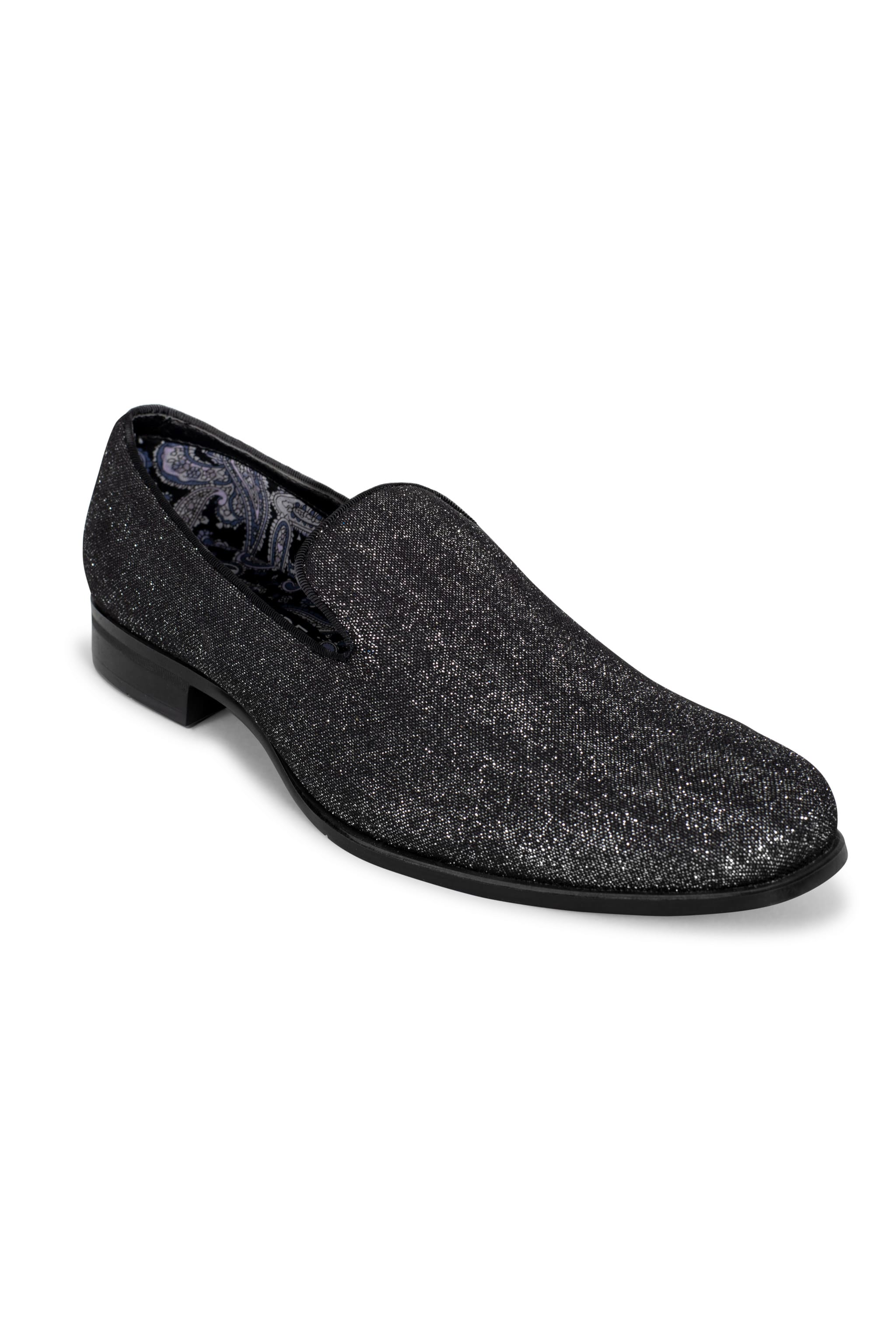 Charcoal Subtle Sparkle Shoe Jim's Formal Wear Shop