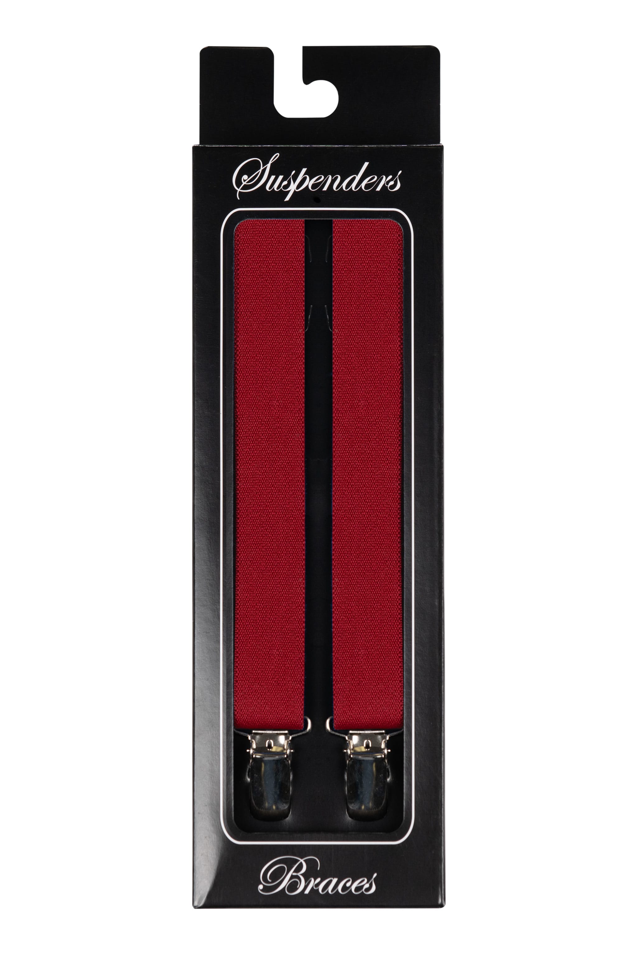red dress suspenders Red Suspenders