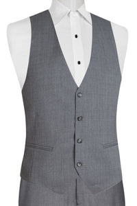 Medium Grey Performance Stretch Vest on a torso form