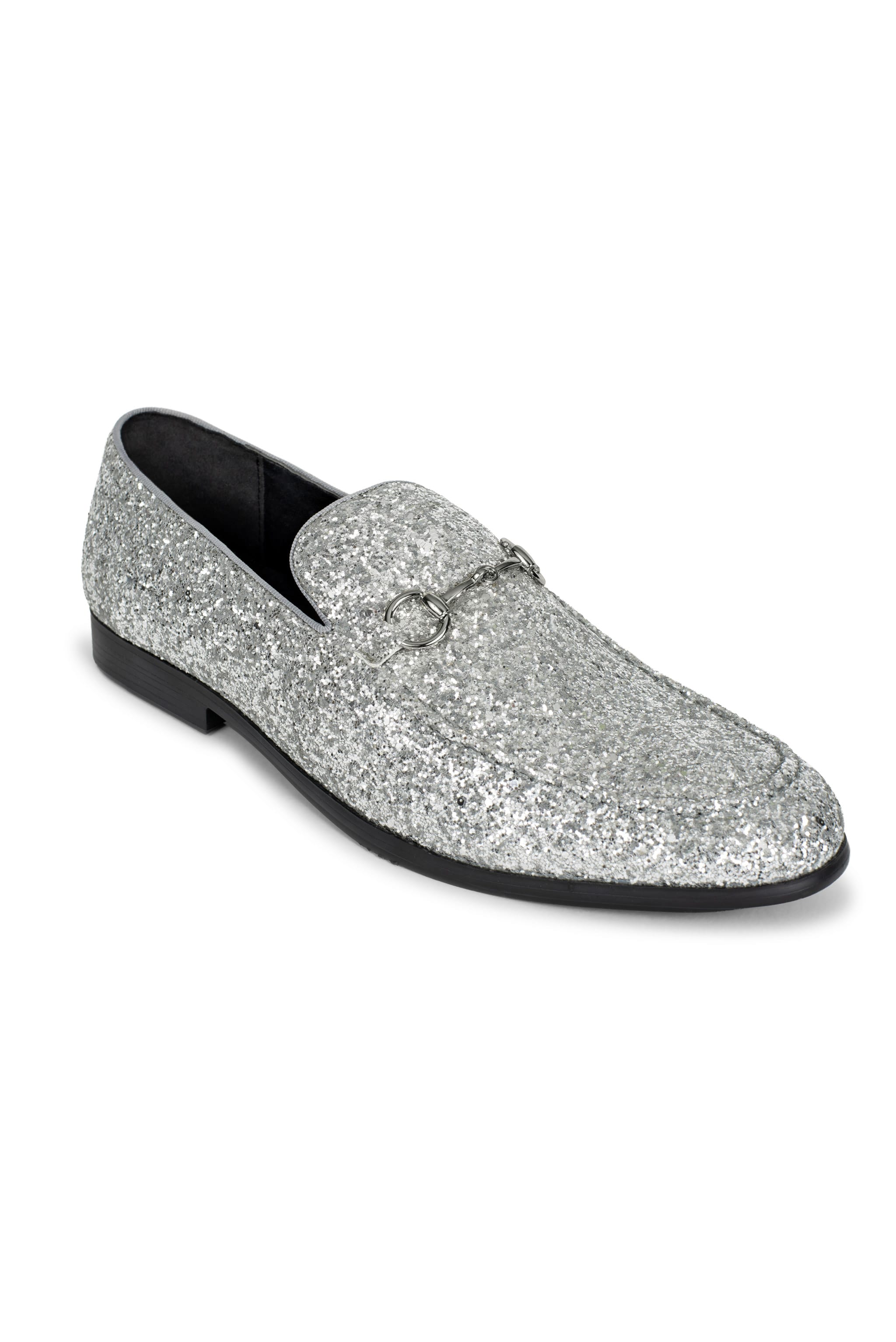 Mens Silver Shimmer Shoes Silver Sparkle Shoe – Jim's Formal Wear Shop