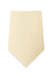 Striped Champagne Self-Tie Windsor Tie