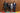 Group of friends wearing suits