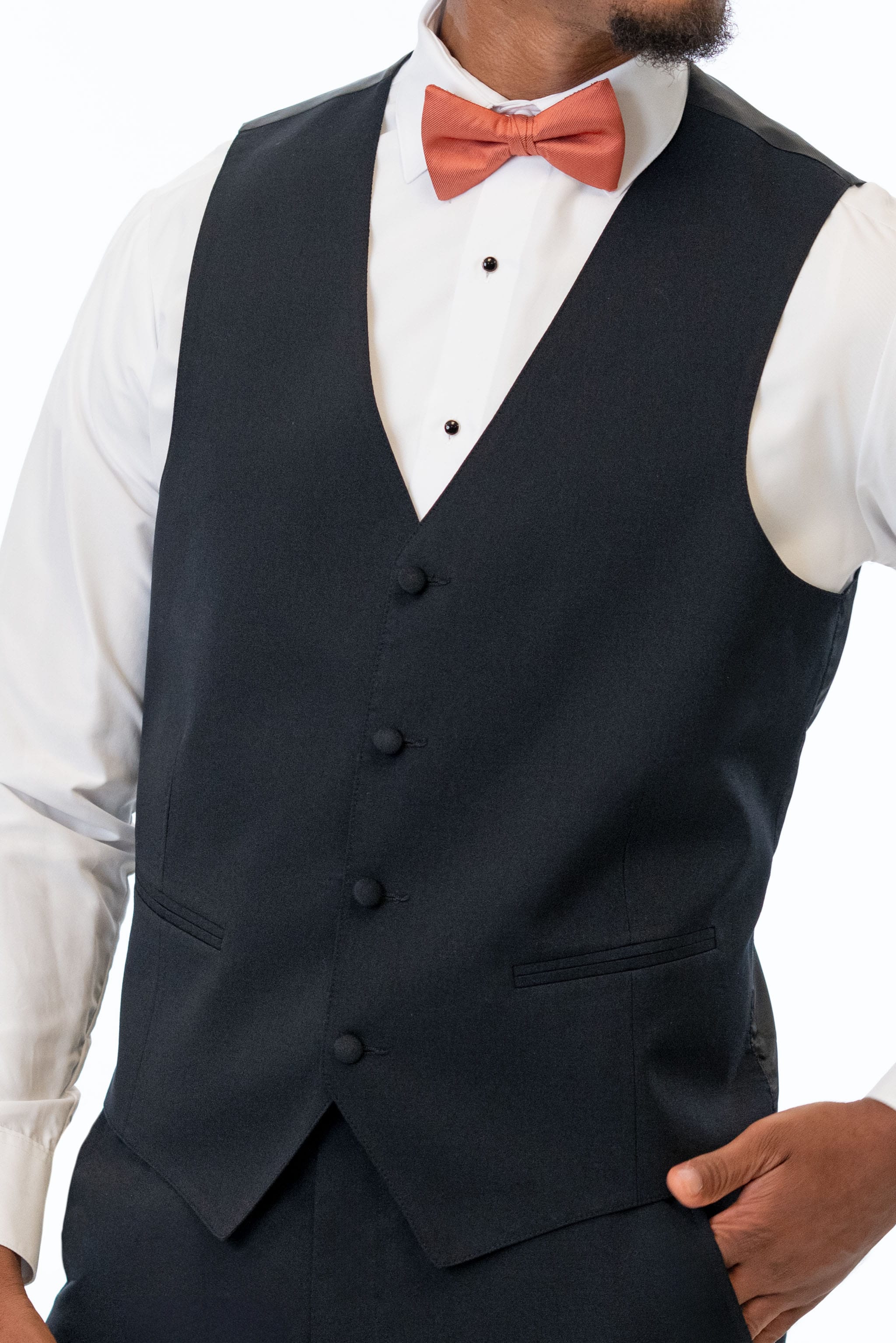 Black Performance Stretch Vest