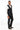 man wearing Black Performance Stretch Slim Fit Suit pants and vest