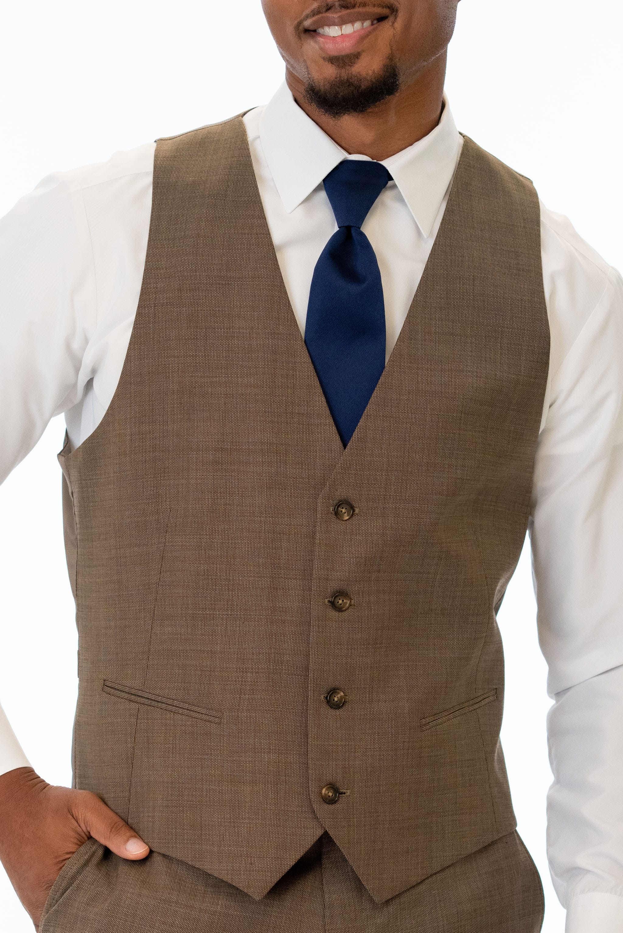 Brown Archer Suit Separates Vest - X-Small Brown Archer Suit Separates Vest - X-Small