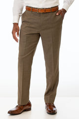 Brown Archer Slim Fit Suit Pants