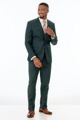 Dark Green Slim Fit Suit Pants | Jim's Formal Wear Shop 40 Short Dark Green Slim Fit Suit Pants | Jim's Formal Wear Shop 40 Short