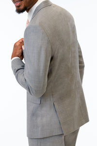 Heather Grey Clayton Suit back