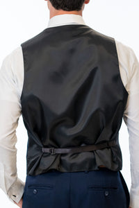 Back of Navy Sterling Vest