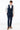man wearing Navy Sterling Slim Fit Suit pants and vest