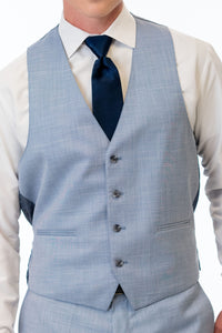 Oxford Blue Stretch Vest