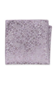 dusty lavender floral pocket square