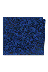 Royal Blue Floral Pocket Square