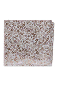 Rose Gold Floral Pocket Square