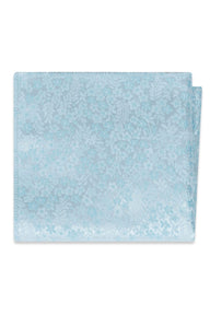 Sky Blue Floral Pocket Square