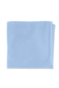 Lite Blue Solid Pocket Square