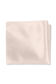 Blushing Pink Solid Pocket Square