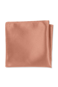 Desert Coral Solid Pocket Square