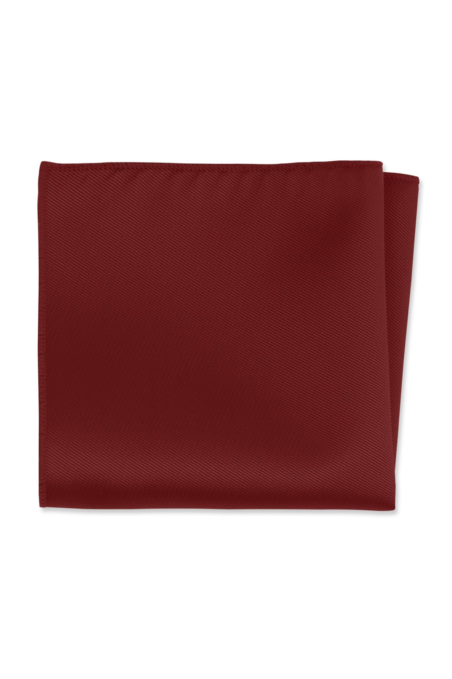 Apple Red Solid Pocket Square