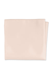 Blush Solid Pocket Square