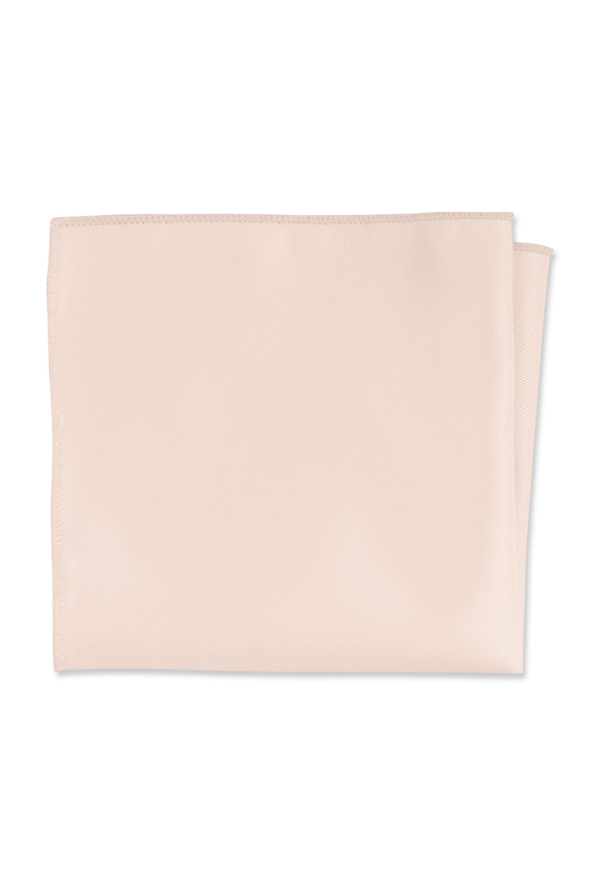 Blush Solid Pocket Square