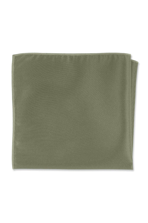 Evergreen/Moss Solid Pocket Square