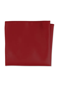 Ferrari Red Solid Pocket Square