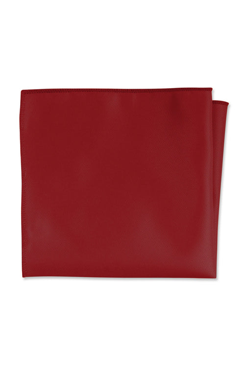 Ferrari Red Solid Pocket Square