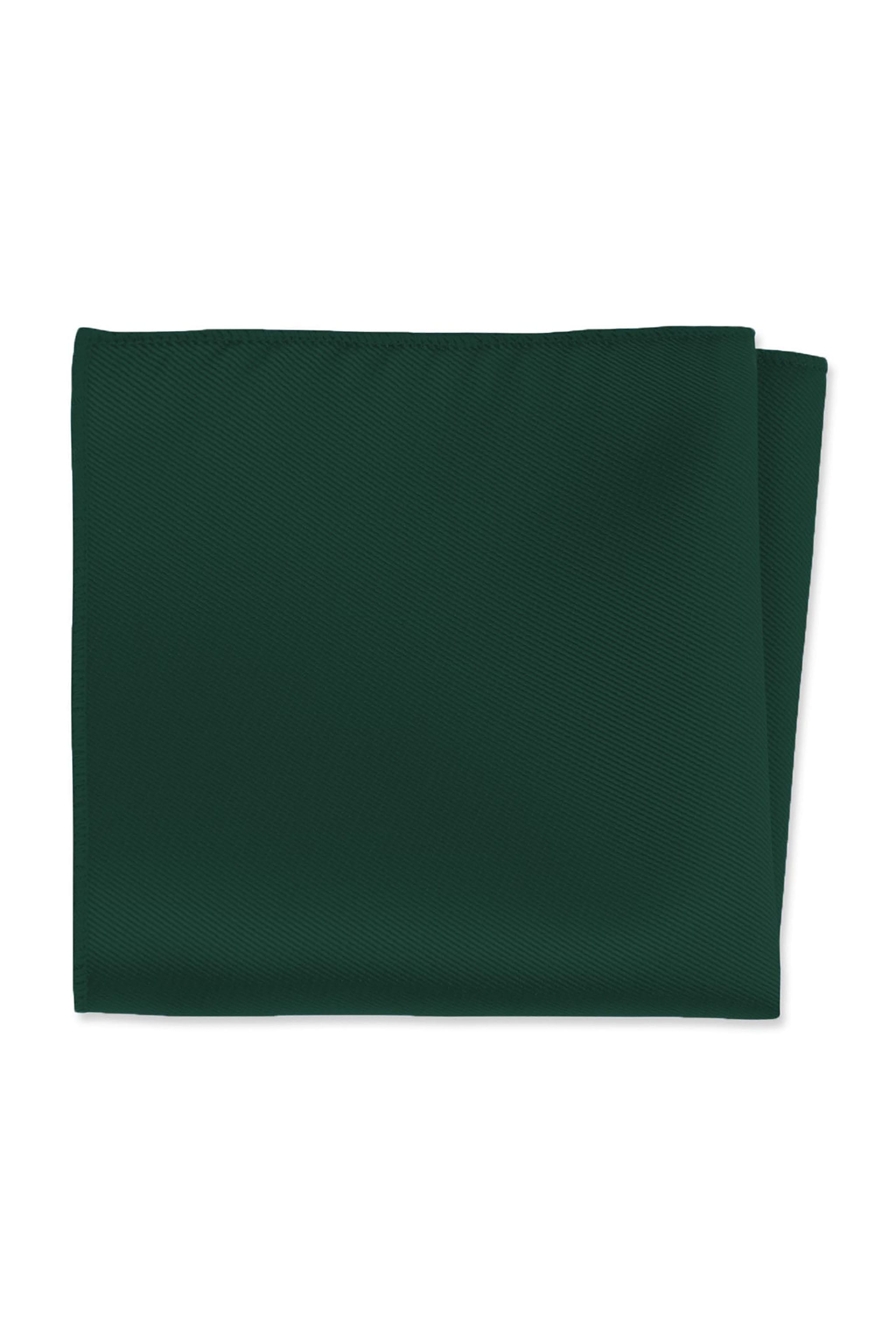 Hunter Green Solid Pocket Square