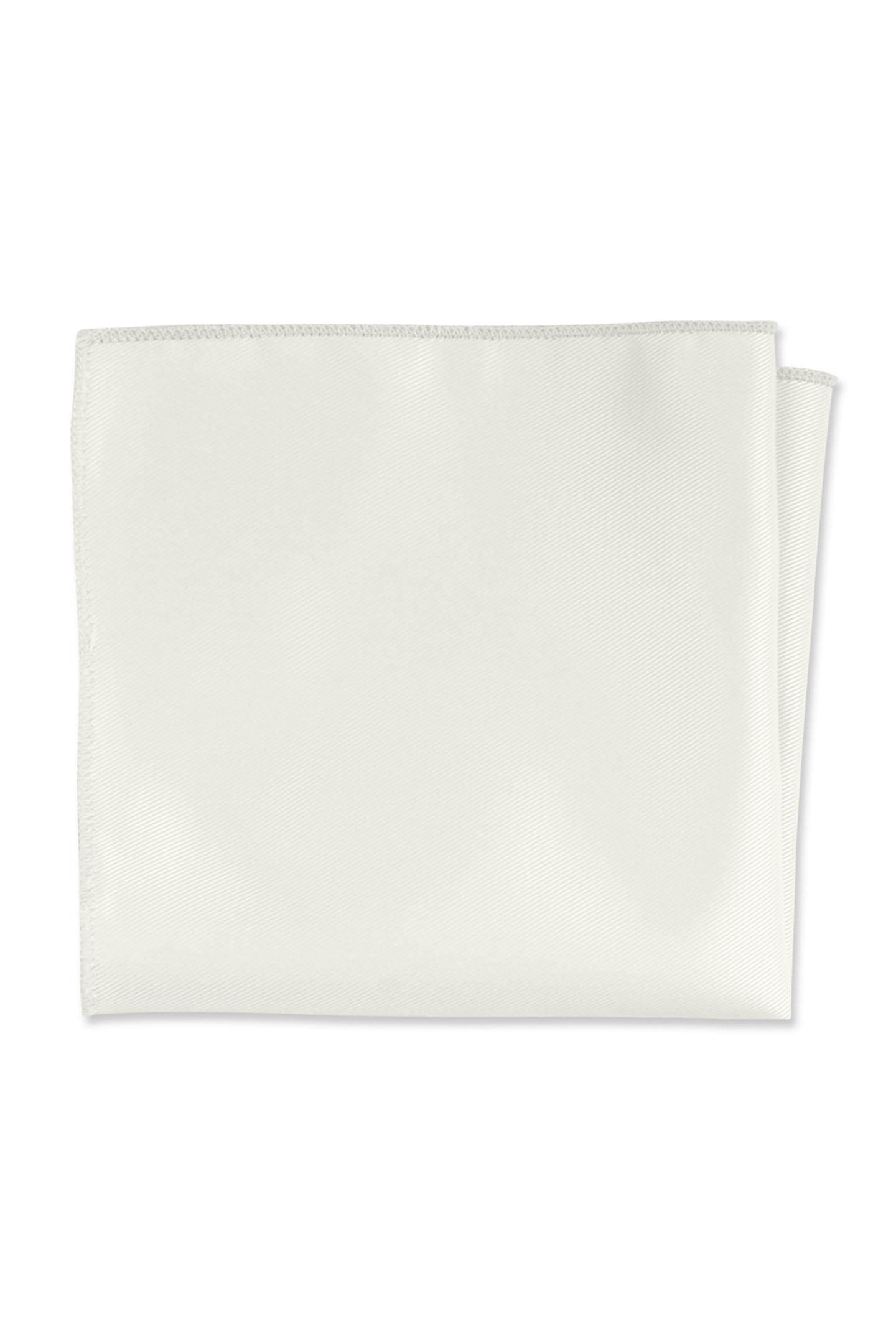 Ivory Solid Pocket Square