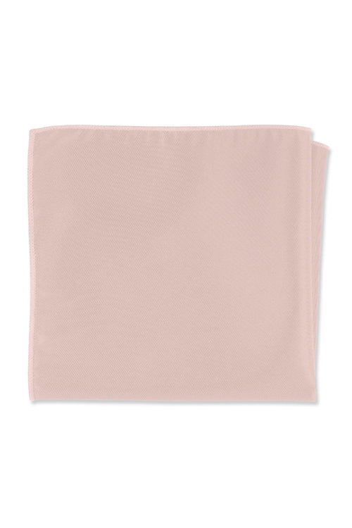 Pink Rose Gold Solid Pocket Square