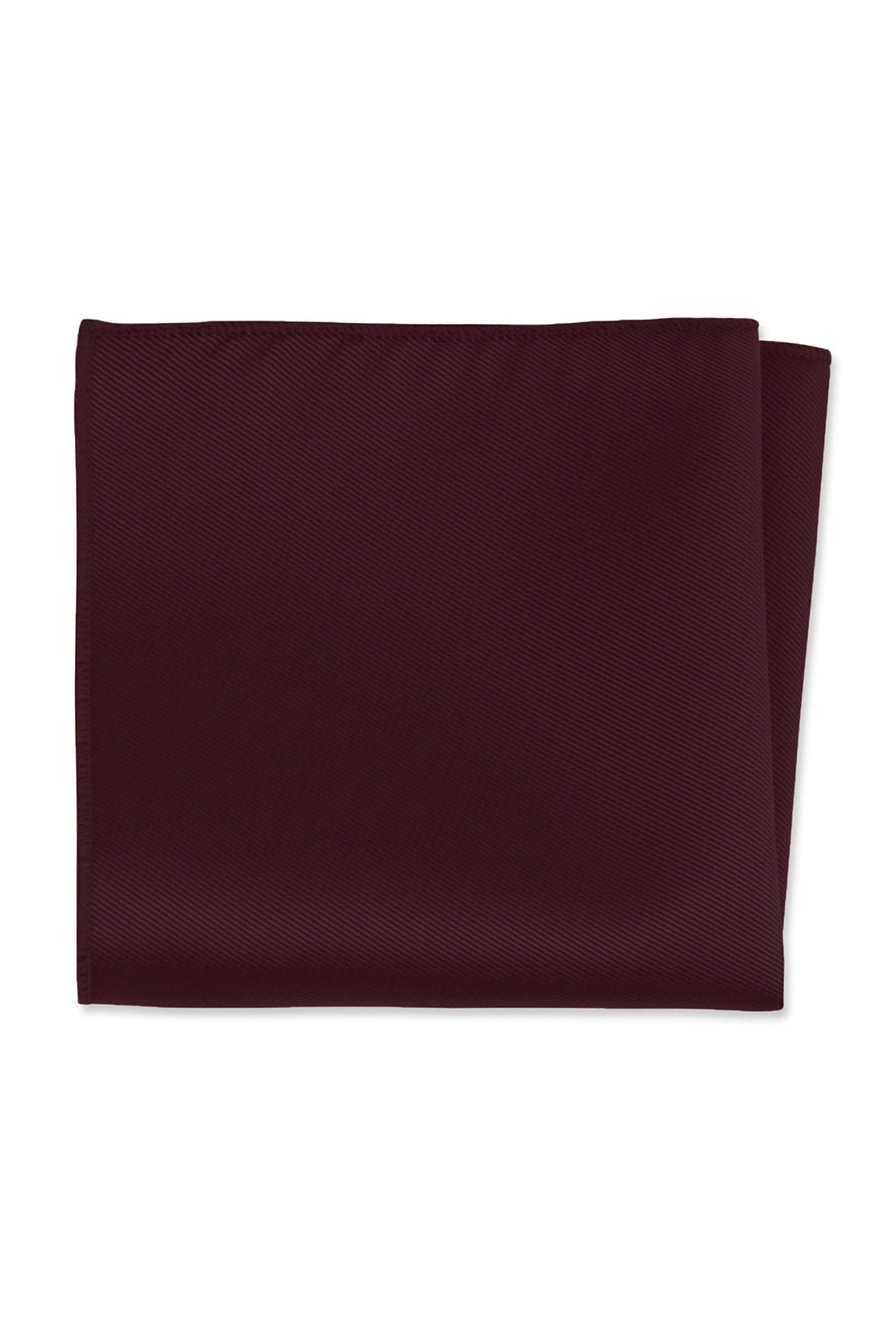 Wine Solid Pocket Square