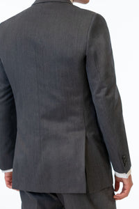 Steel Grey Sterling Suit Coat back