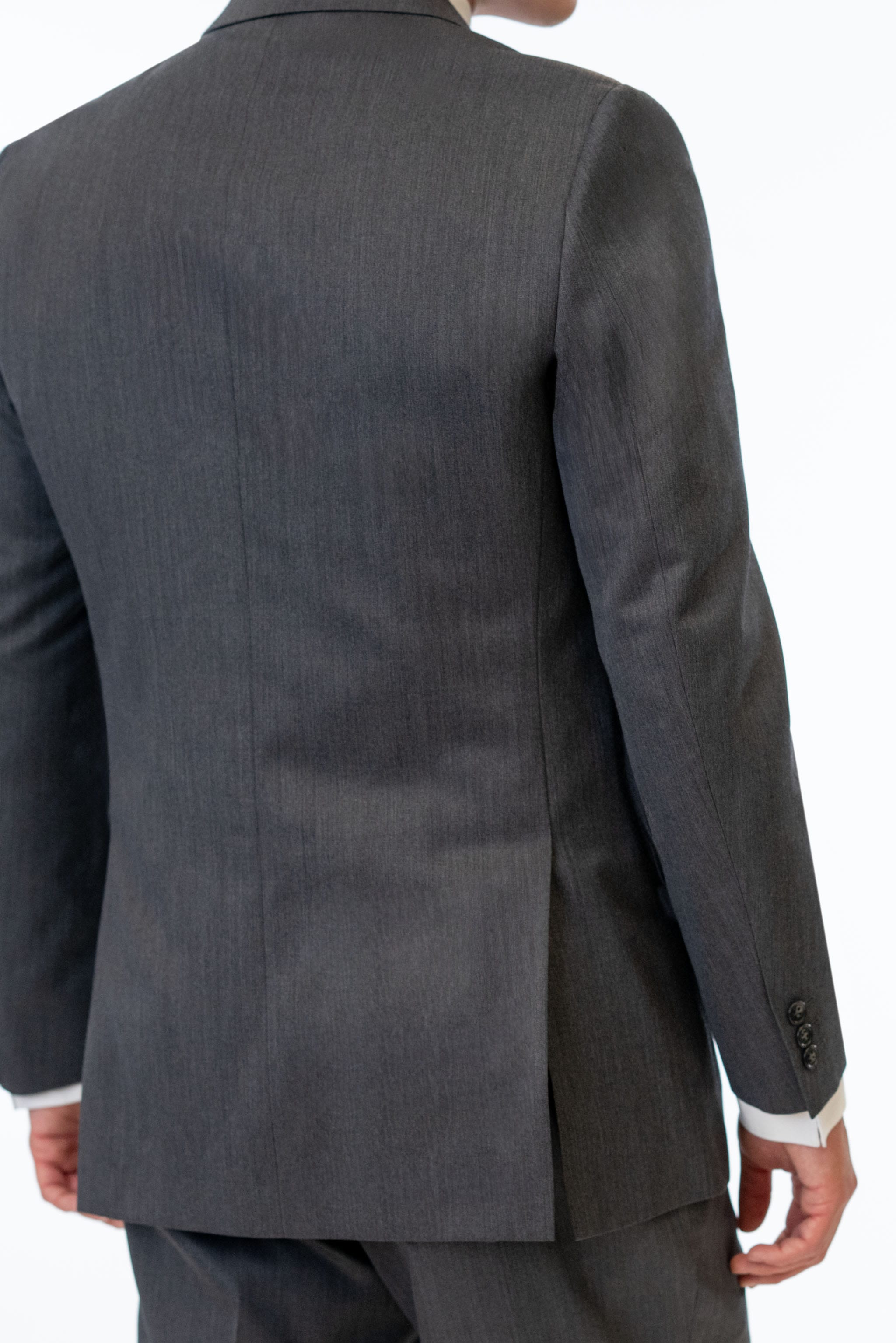 Steel Grey Sterling Suit Coat back