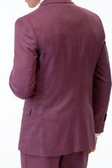 Details of the Violet Stretch Slim Fit Suit