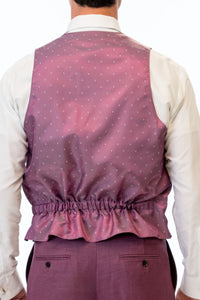 Back of Violet Stretch Vest