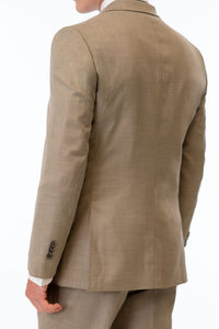 Details of the Wheat Stretch Slim Fit Suit