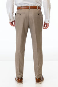 Back of Wheat Stretch Slim Fit Suit Pants