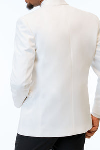 White Dinner Jacket back