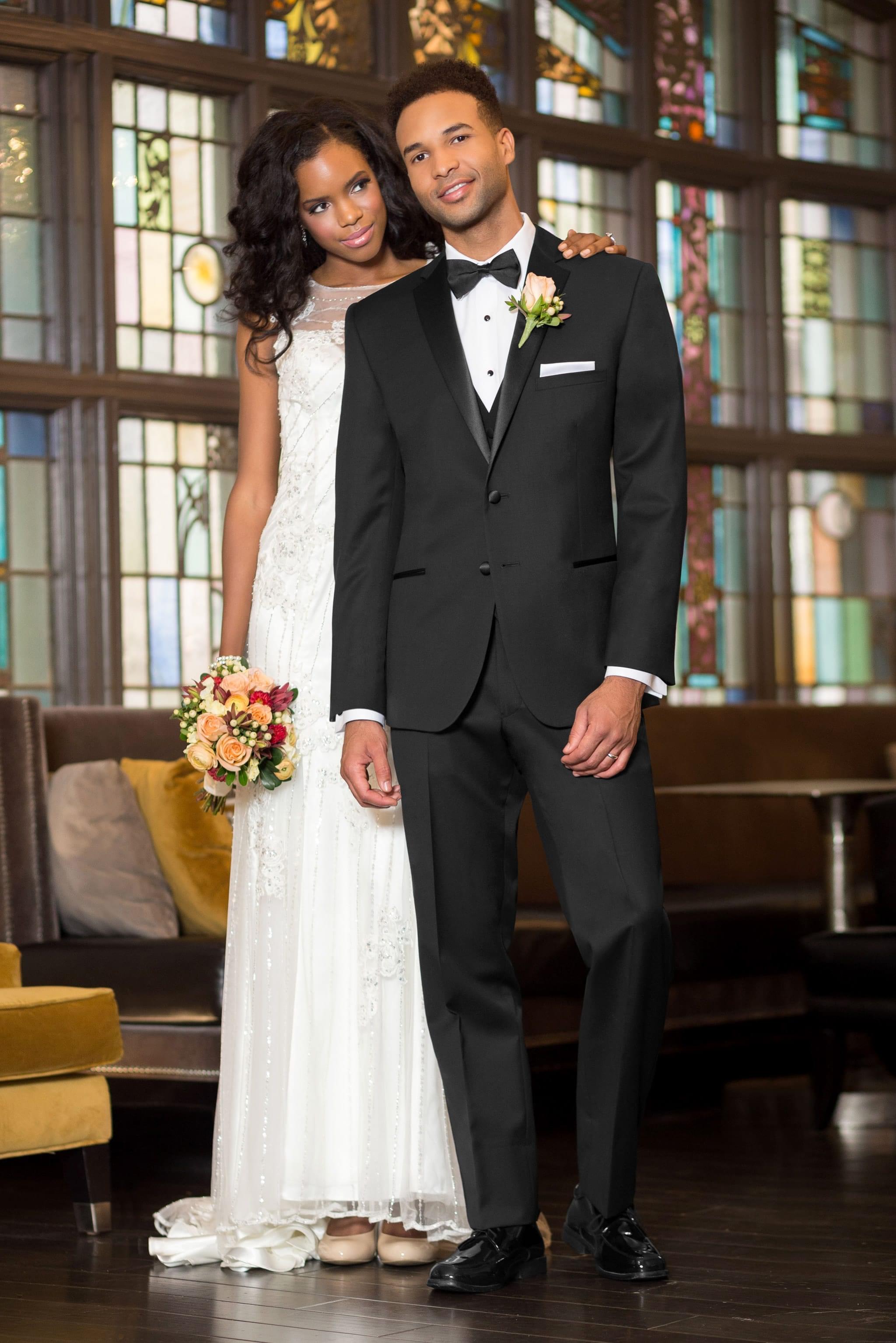 Black Slim Fit Tuxedo Coat Jim's Formal Wear Shop