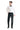 Black Slim Fit Tuxedo Pants - Super 120's